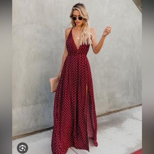 Vici Aztec Pattern Maxi Dress